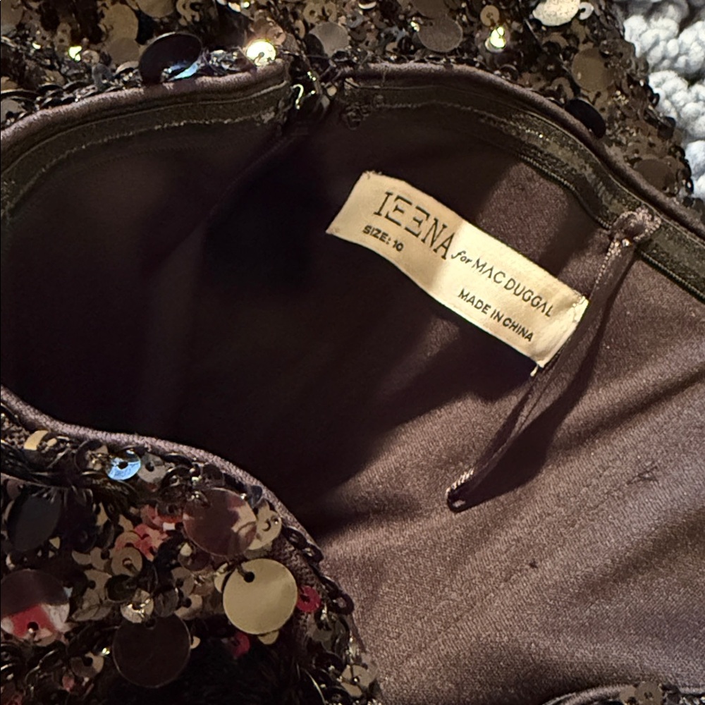 MAC DUGGAL
Black Strapless Sequin Evening Gown With Bow Anthropologie - Picture 11 of 14